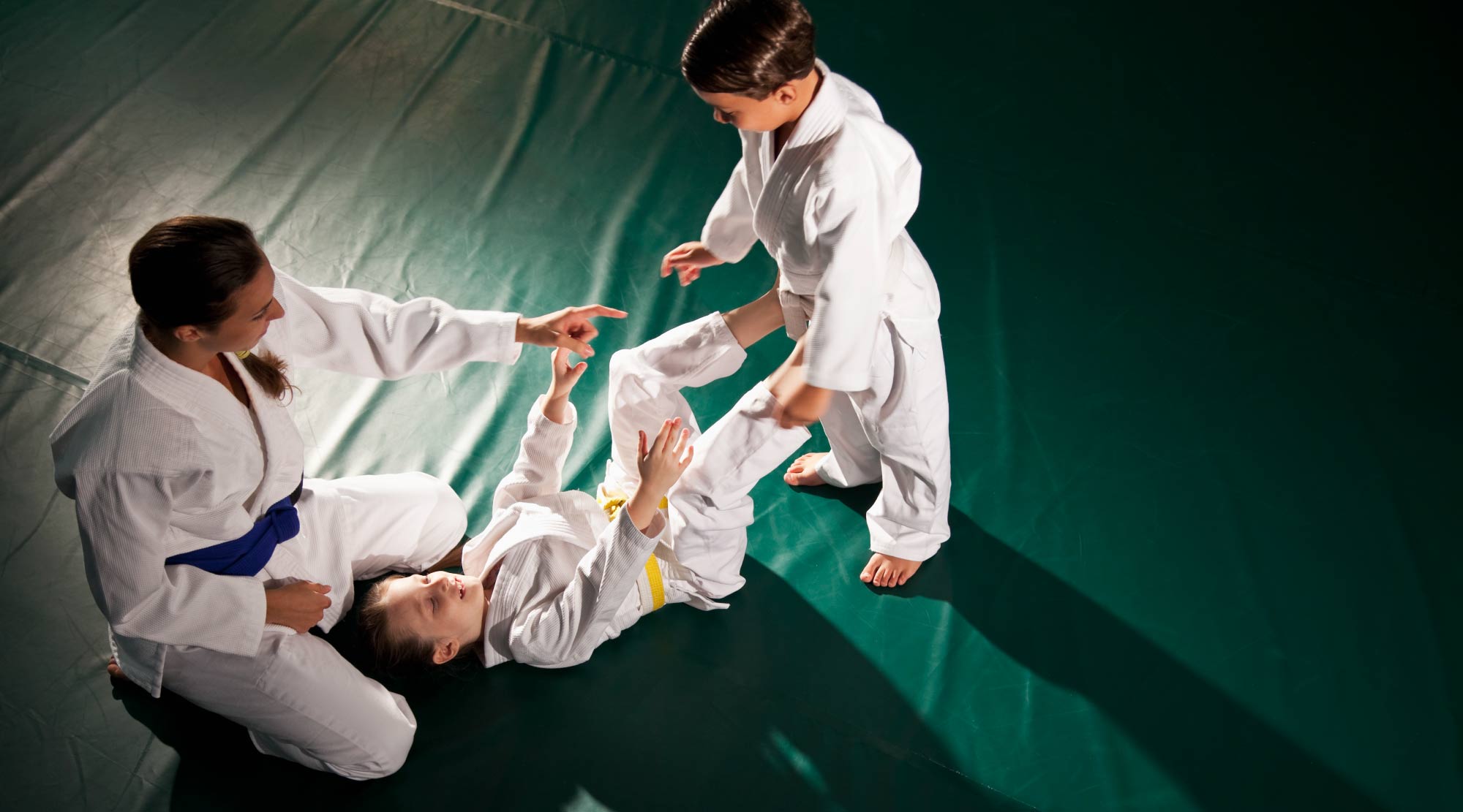 BJJ kids class at 4 corners