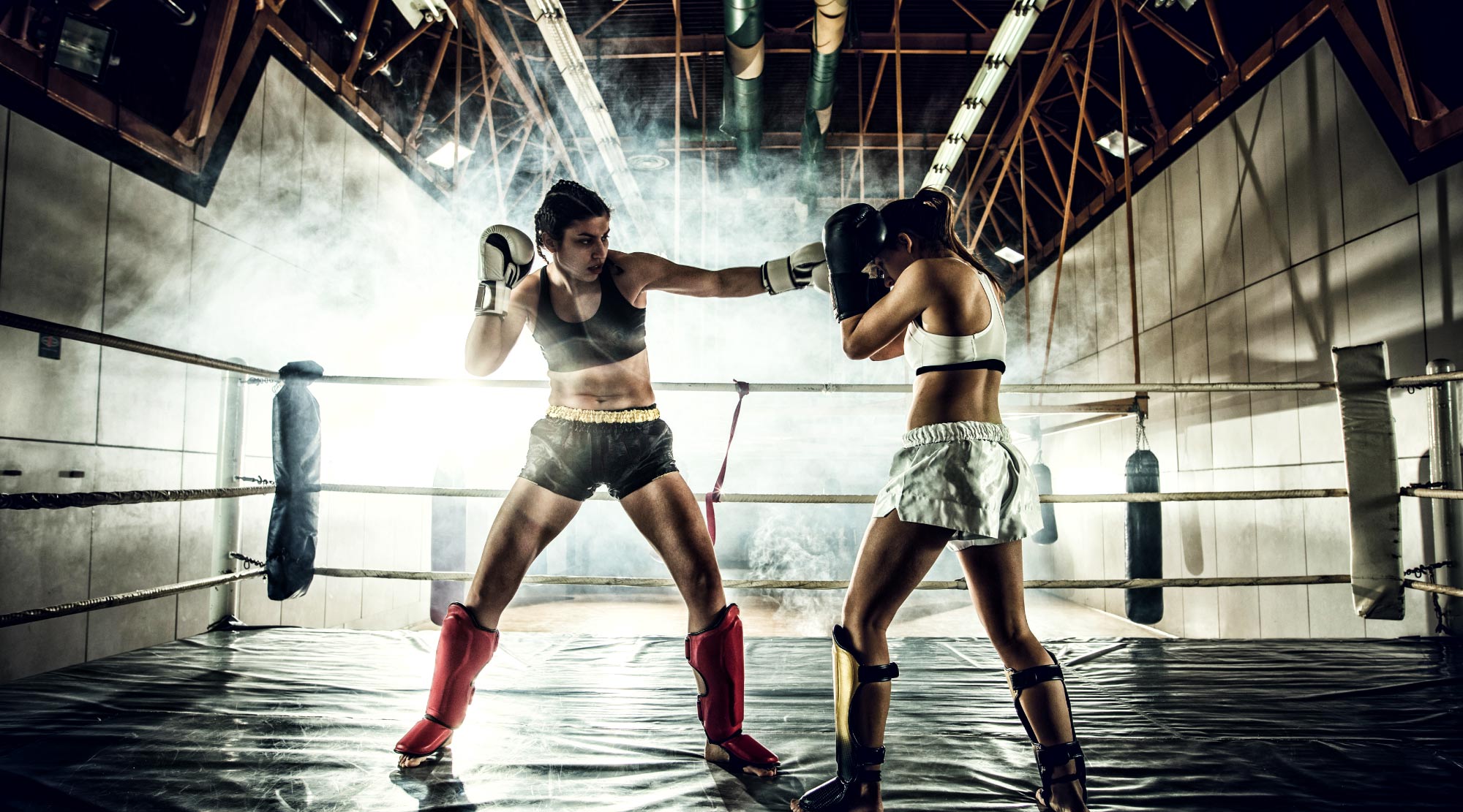 Muay thai beginners at 4 corners